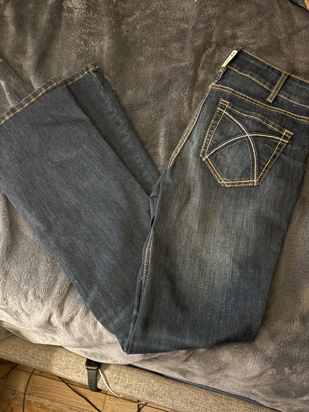 Ariat Dark Wash Blue Boot Cut Jeans